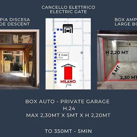 Apartmán M4 - Private Garage - Linate Airport - Self Checkin - Lomellina - Milanoflats
