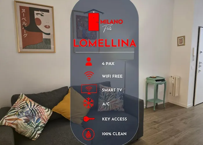 Apartmán M4 - Private Garage - Linate Airport - Self Checkin - Lomellina - Milanoflats *